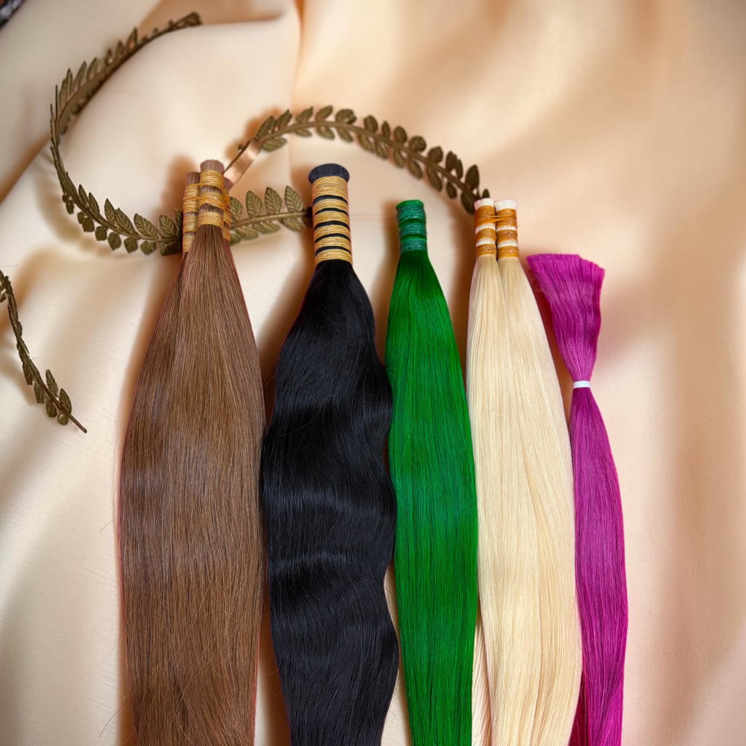 Keratin uçlu, %100 insan saçı mikro kaynak demetleri — Yıldızlar Peruk, Erzurum